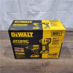 AS-IS DEWALT ATOMIC 20-Volt MAX Lithium-Ion Cordless Combo Kit (2-Tool) with (2) 2.0Ah Batteries, Charger and Bag