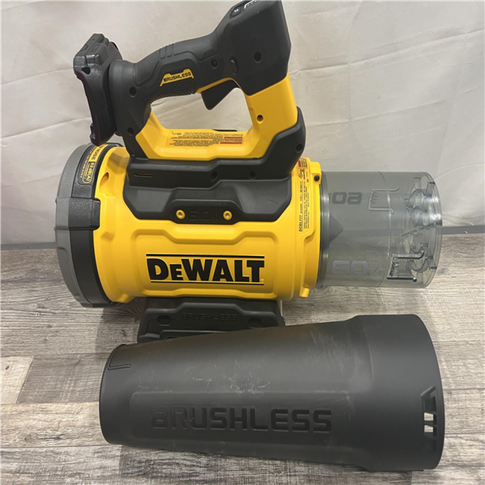 AS-IS DEWALT FLEXVOLT 60V MAX 160 MPH 760 CFM Brushless Cordless  and Charger