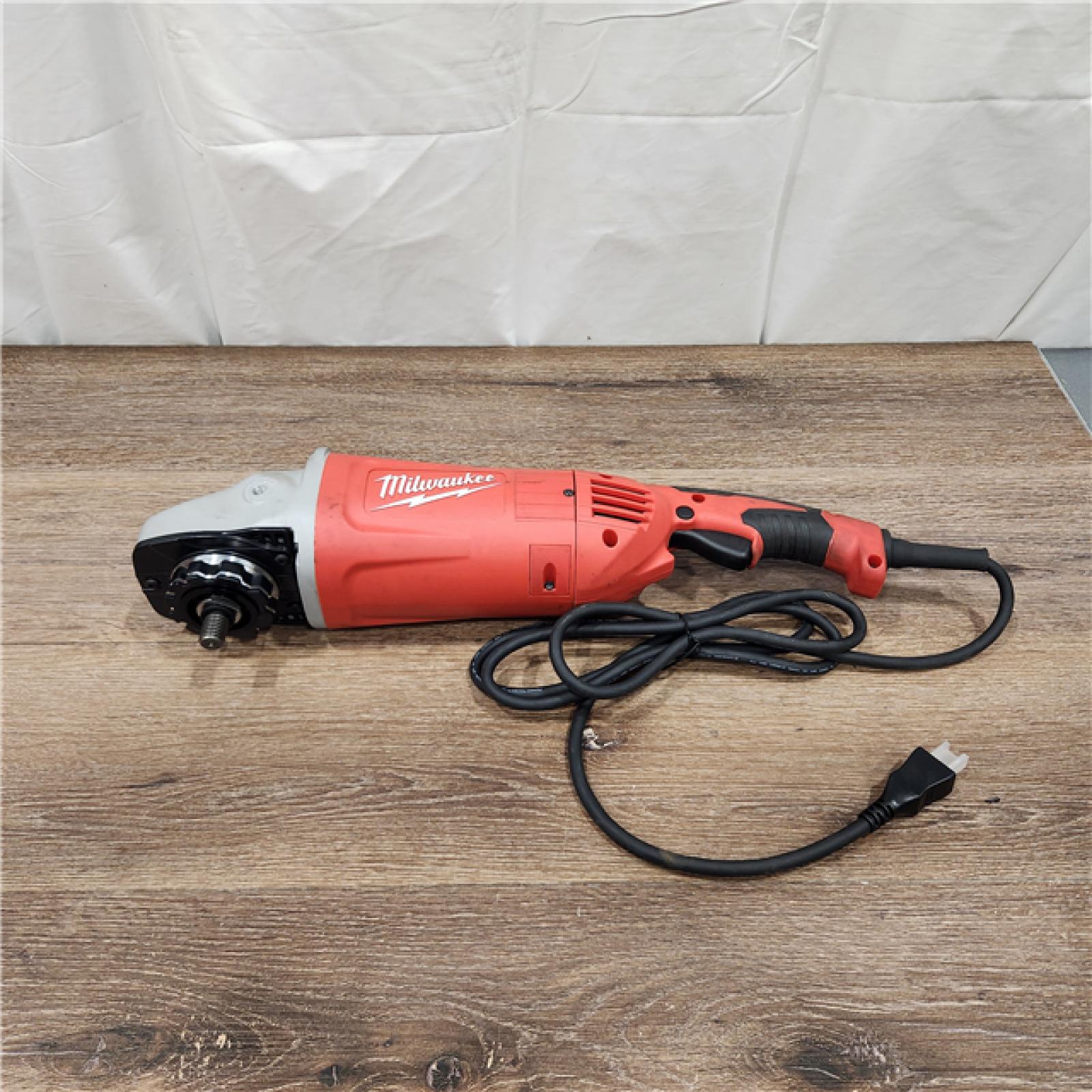 AS-IS 15 Amp 7/9 in. Large Angle Grinder with Trigger Lock-On Switch
