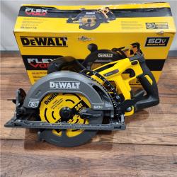 AS-IS FLEXVOLT 60V MAX Cordless Brushless 7-1/4 in. Wormdrive Style Circular Saw (Tool Only)