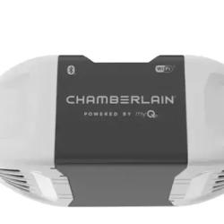 NEW!- Chamberlain B2405 Garage Door Opener, Belt Drive, Os: myQ and Security+ 2.0, Gray