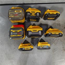 HOUSTON LOCATION - AS-IS DEWALT BATTERY PACK QTY - 15