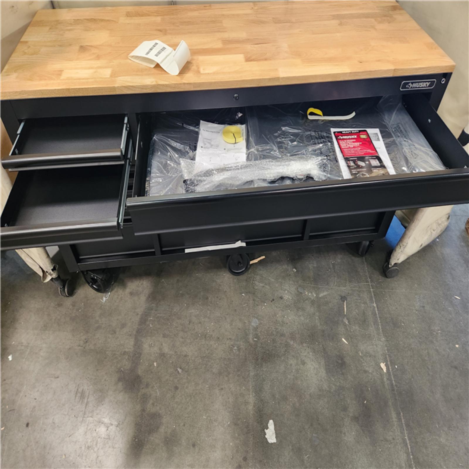 California AS-IS Husky 72 In. 18-Drawer Mobile Workbench