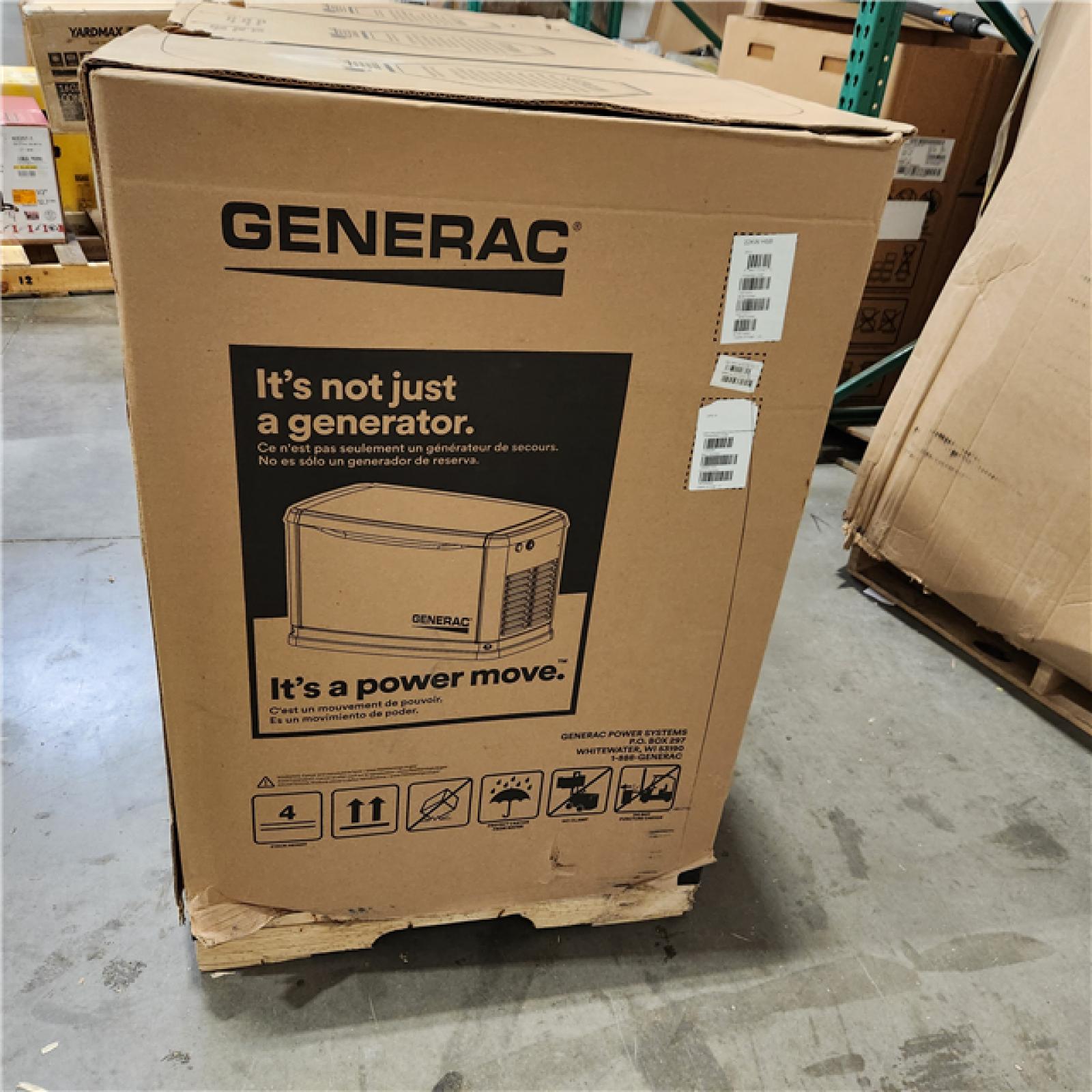 Dallas Location - NEW- Generac 22,000 Watt - Dual Fuel Generator