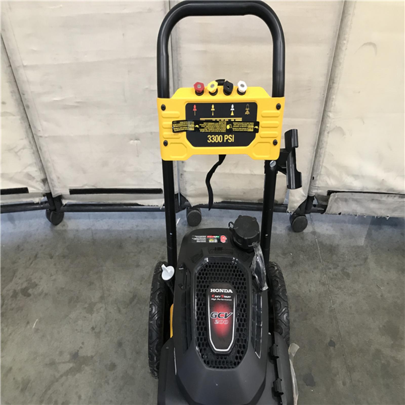 California AS-IS DEWALT 3300 PSI 2.4 GPM Gas Cold Water Pressure Washer with HONDA GCV200 Engine