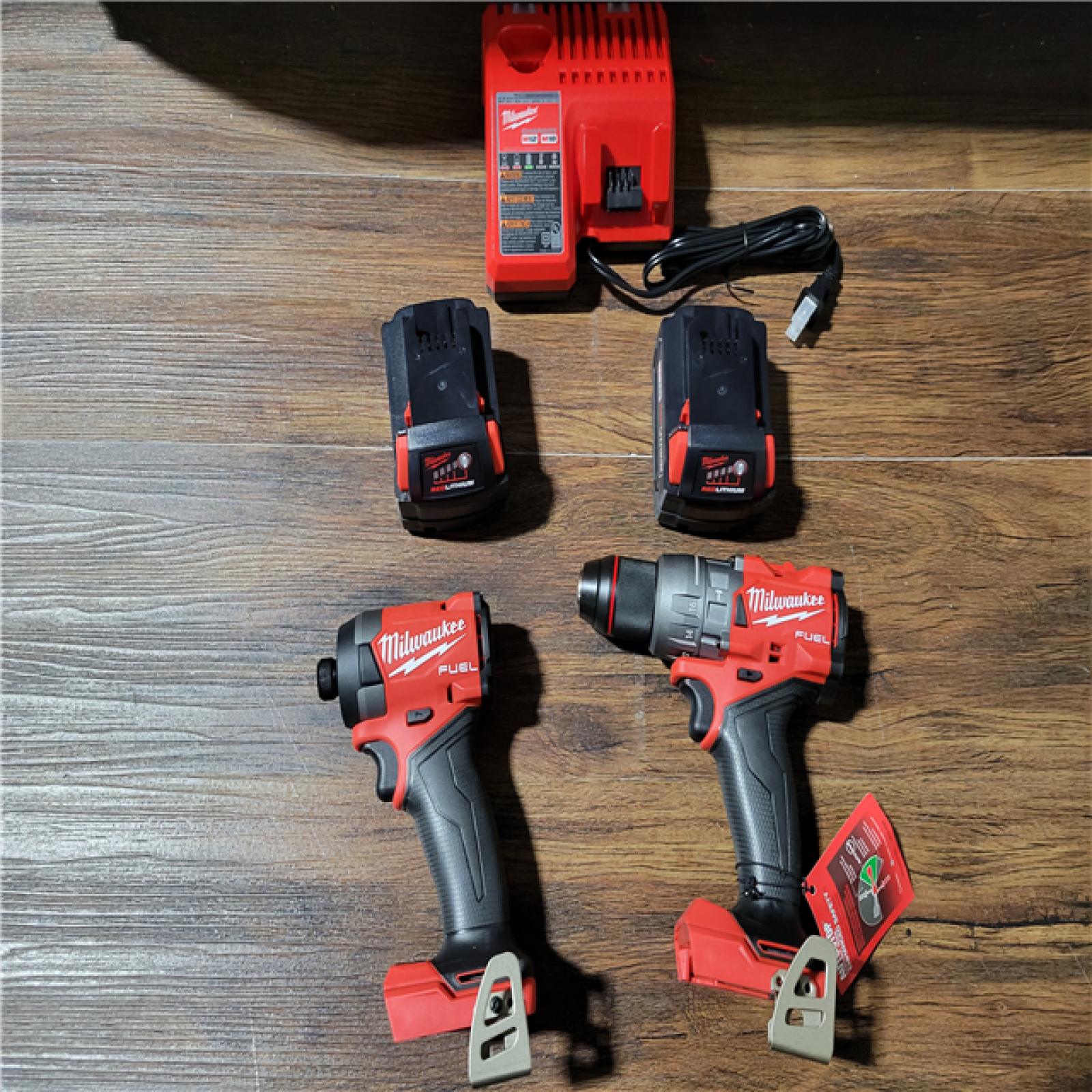 CALIFORNIA NEW MILWAUKEE M18 FUEL 2-TOOL COMBO KIT (2 BATTERIES AND CHARGER INCLUDED)