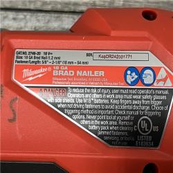 AS-IS Milwaukee M18 FUEL 18 Gauge Brad Nailer