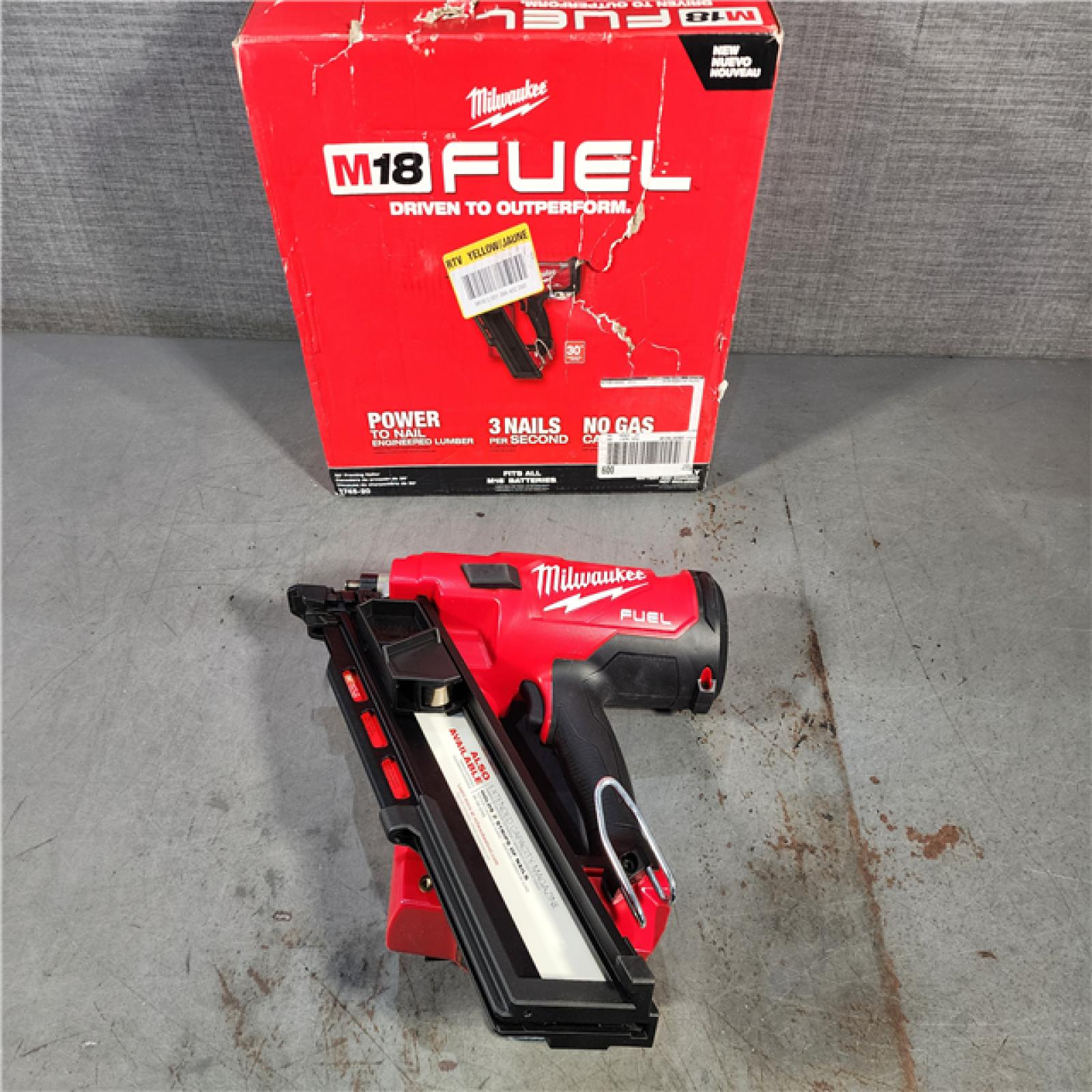 HOUSTON LOCATION - AS-IS (APPEARS LIKE NEW) M18 FUEL 3-1/2 in. 18-Volt 30-Degree Lithium-Ion Brushless Cordless Framing Nailer (Tool-Only)