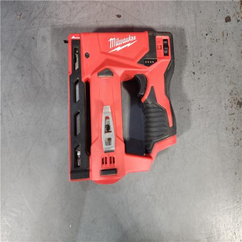 HOUSTON LOCATION - AS-IS (APPEARS LIKE NEW) Milwaukee Tool M12 3/8  Crown Stapler (Tool Only)