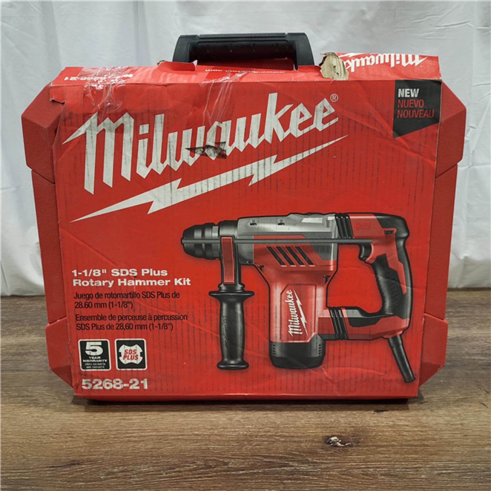 AS-IS Milwaukee 1-1/8 in. Corded SDS-Plus Rotary Hammer