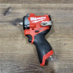 AS-IS Milwaukee M12 FUEL M12 3/8 in. Cordless Brushless High Torque Impact Wrench Tool Only