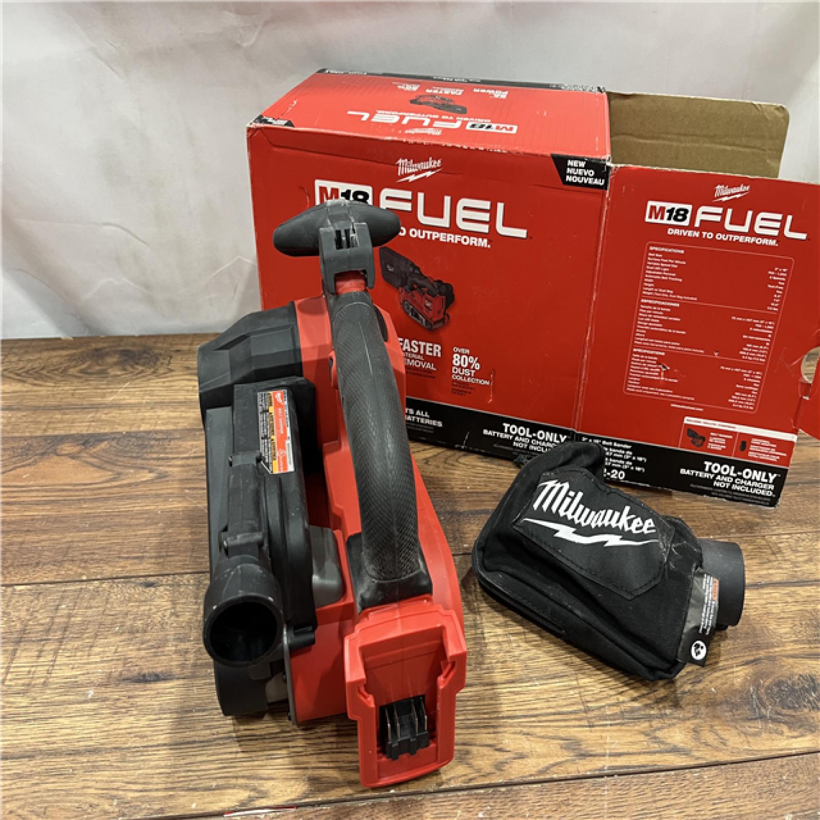 AS-IS M18 FUEL 18-Volt Lithium-Ion Cordless Belt Sander (Tool-Only)