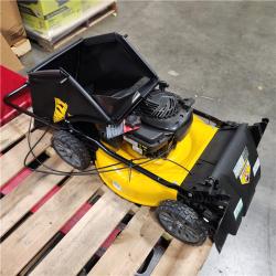 DALLAS LOCATION - AS-IS DEWALT 21 in. 150cc Briggs and Stratton 625ex Engine Rear Wheel Drive 2-in-1 Gas Self Propelled Walk Behind Lawn Mower