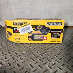 HOUSTON LOCATION - AS-IS DEWALT FLEXVOLT 20V/60V MAX Lithium-Ion 6.0Ah Battery Pack with 6 Amp Output Charger