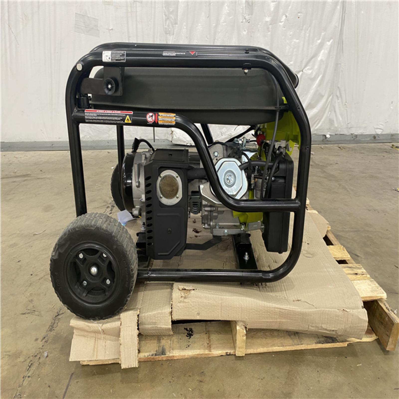 Houston Location - AS-IS Ryobi 6,500-Watt Gasoline Powered Portable Generator