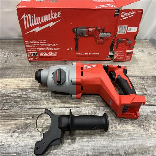 AS-IS MILWAUKEE M18 18V Lithium-Ion Brushless Cordless 1 in. SDS-Plus D-Handle Rotary Hammer (Tool-Only)