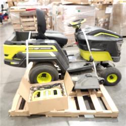 Dallas Location - As-Is RYOBI 80V HP Brushless 42 in. Battery Electric Cordless Riding Lawn Tractor( TOOL ONLY)