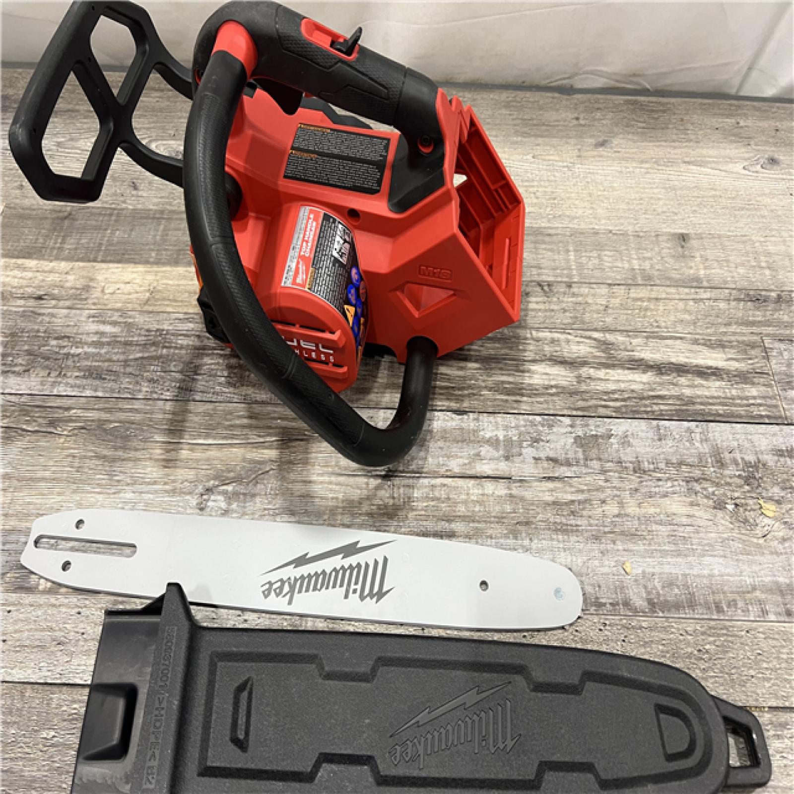 AS-IS Milwaukee Tool 2826-20T M18 FUEL 14  Top Handle 18-Volt Lithium-Ion Brushless Electric Cordless Chainsaw (Tool-Only)