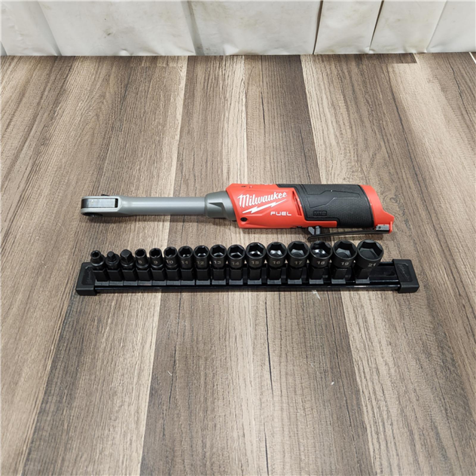 AS IS Milwaukee M12 FUEL 1/4 in. Cordless Brushless High Speed Ratchet (Tool Only)