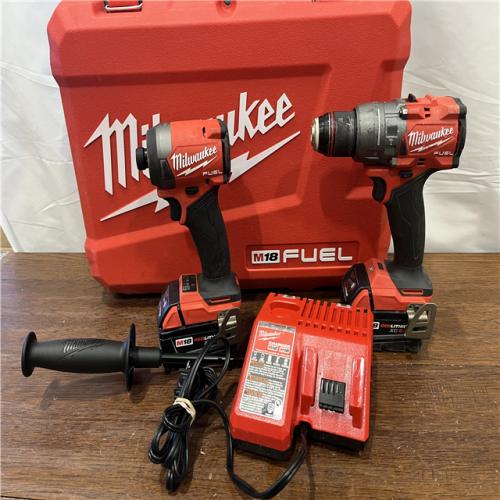 AS-ISM18 FUEL 18V Lithium-Ion Brushless Cordless Hammer Drill and Impact Driver Combo Kit (2-Tool) with 2 Batteries