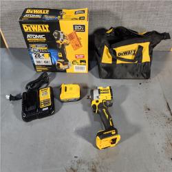 HOUSTON LOCATION - AS-IS (APPEARS LIKE NEW) DeWALT DCF921E1 20V Atomic 1/2 Compact Impact Wrench Kit W/ POWERSTACK Battery