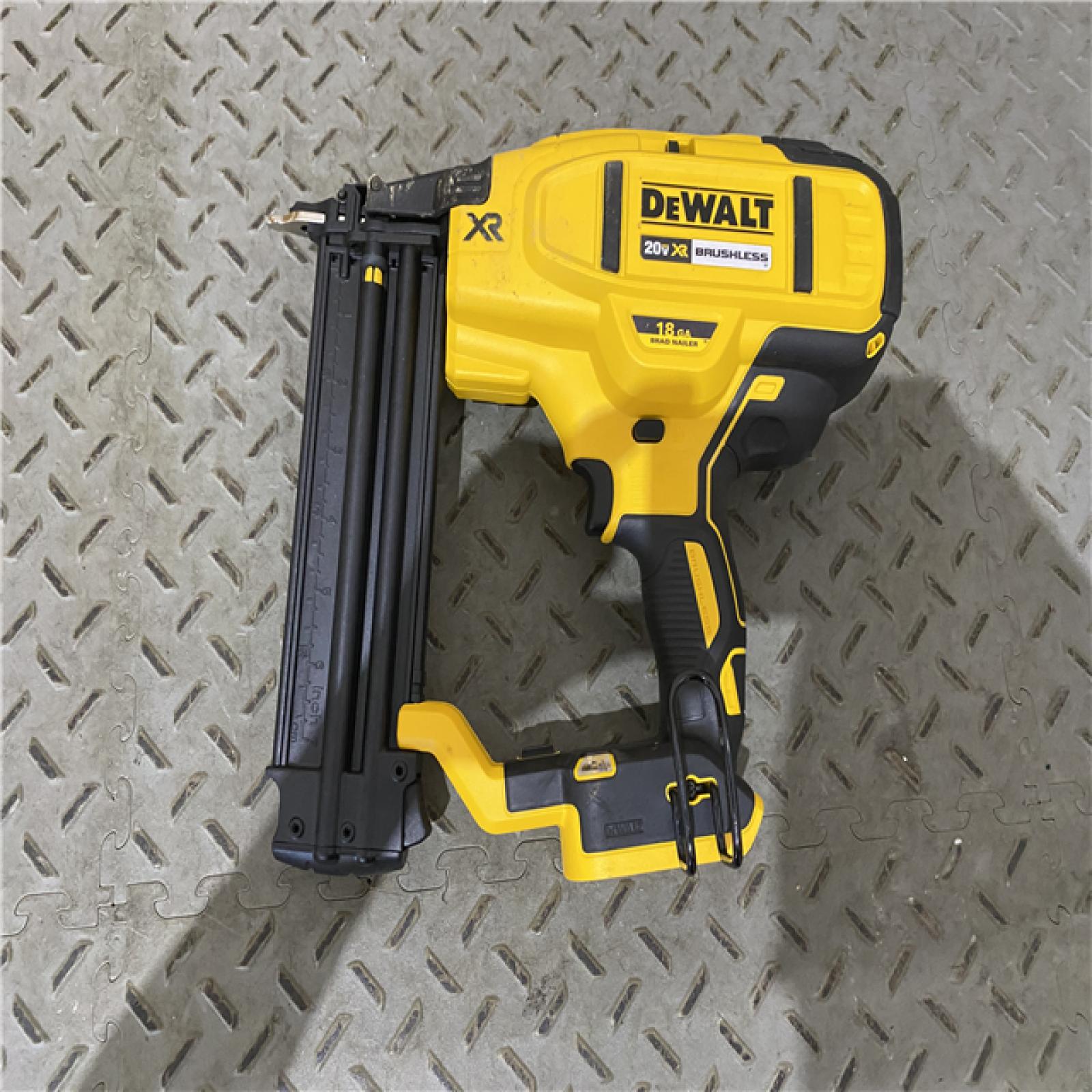 Houston location AS-IS DEWALT 20V MAX XR 18 Gauge Brad Nailer  ONLY TOOL