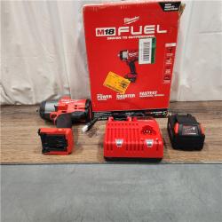 AS IS Milwaukee M18 1/2 in. Cordless Brushless High Torque Impact Wrench Kit (Battery & Charger)