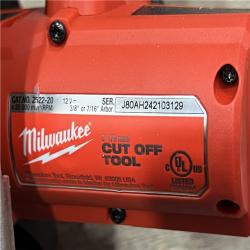 AS-IS MILWAUKEE M12 FUEL 12V Lithium-Ion Brushless Cordless 3 in. Cut Off Saw (Tool-Only)