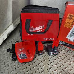 HOUSTON LOCATION - AS-IS (APPEARS LIKE NEW) Milwaukee 3497-22 12V Brushless Hammer Drill and Impact Driver Combo Kit