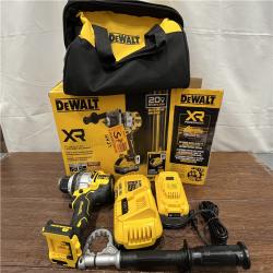 AS-ISDEWALT 20V XR Lithium-Ion Cordless Hammer Drill Kit with 8.0 Ah Battery, Charger and Kit Bag