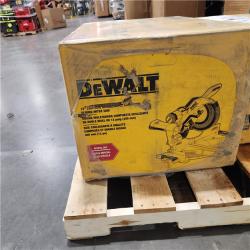 Dallas Location - NEW- Best Seller Tool Savings DEWALT 15 Amp Corded 12 in. Double Bevel Sliding Compound Miter Saw, Blade Wrench and Material Clamp