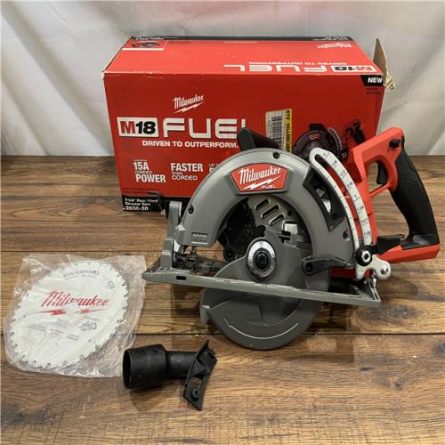 AS IS Milwaukee 2830-20 Rear Handle Circular Saw M18 FUEL 7-1/4  Cordless Brushless Tool Only