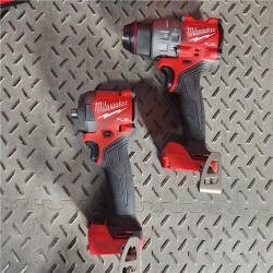 HOUSTON LOCATION - AS-IS Milwaukee M18 FUEL 18V Lithium-Ion Brushless Cordless Hammer Drill and Impact Driver Combo Kit (2-Tool) with 2 Batteries