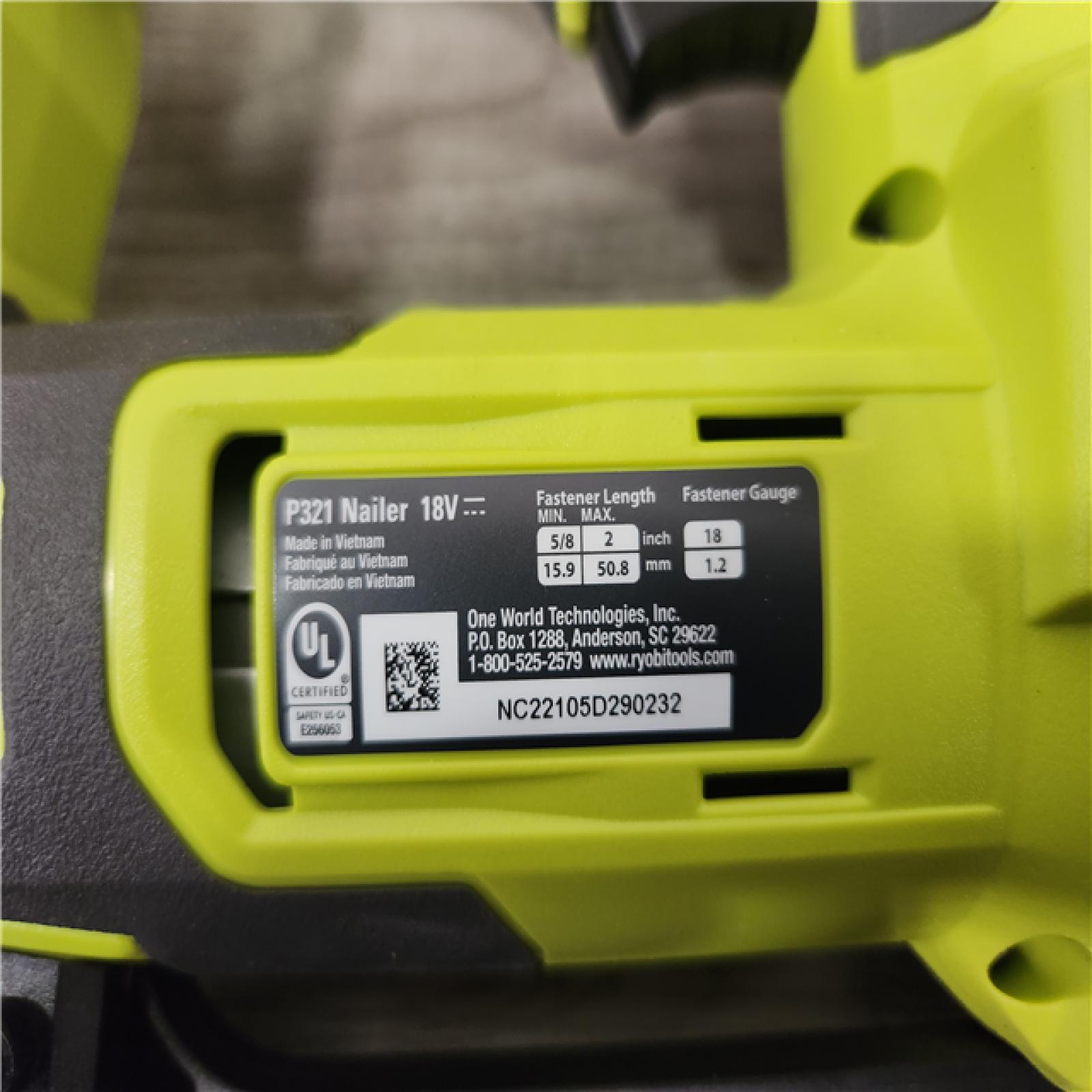 Phoenix Location RYOBI ONE+ 18V 18-Gauge Cordless AirStrike Brad Nailer (Tool Only)