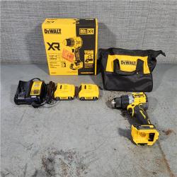 HOUSTON LOCATION - AS-IS DEWALT 20V MAX* XR Brushless Cordless Lithium-Ion 1/2 Hammer Drill/Driver Kit