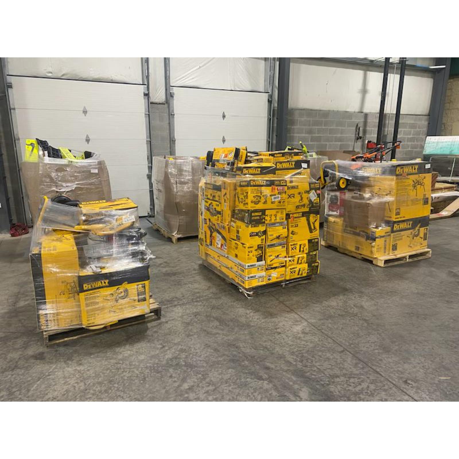 Pittston Location As-Is Power Tools Partial Truckload (6 pallets) 1359712-C