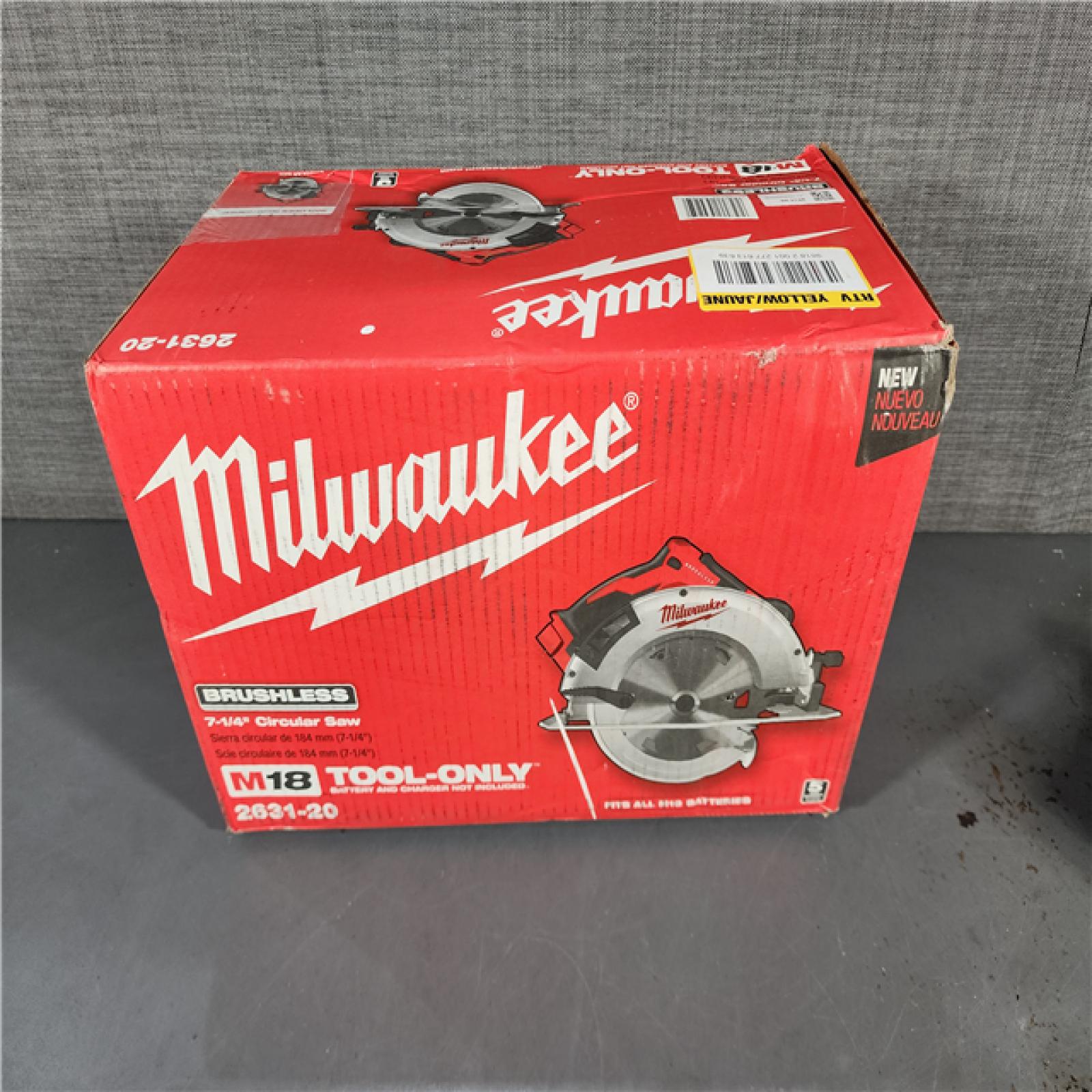 HOUSTON LOCATION - AS-IS Milwaukee M18 7-1/4  18V Brushless Circular Saw 2631-20 (Bare Tool)