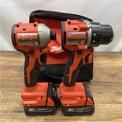 AS IS Milwaukee M18 Compact Brushless 2-Tool Combo Kit