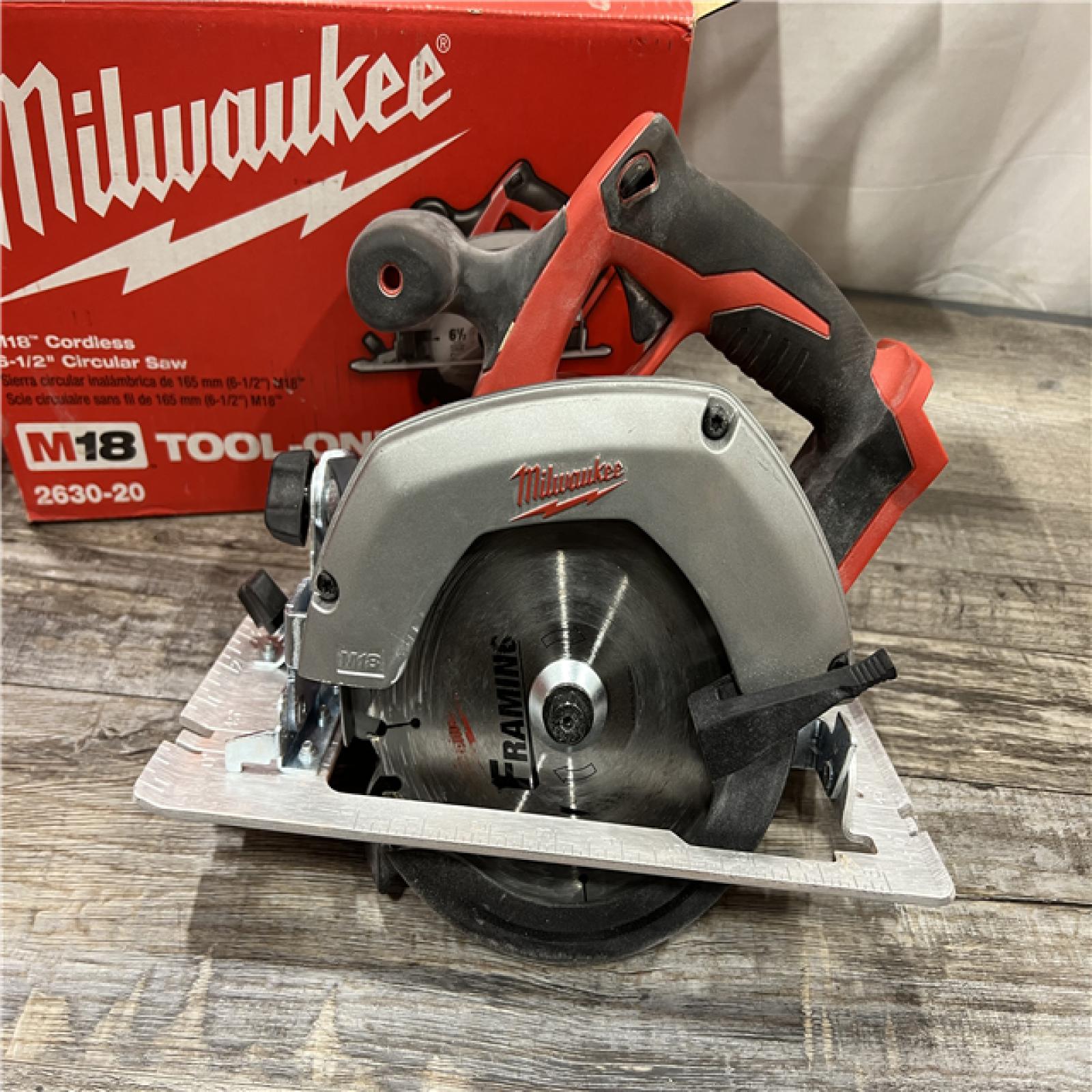 AS-IS Milwaukee 2630-20 M18 Cordless 6-1/2 Circular Saw Bare Tool Only - All