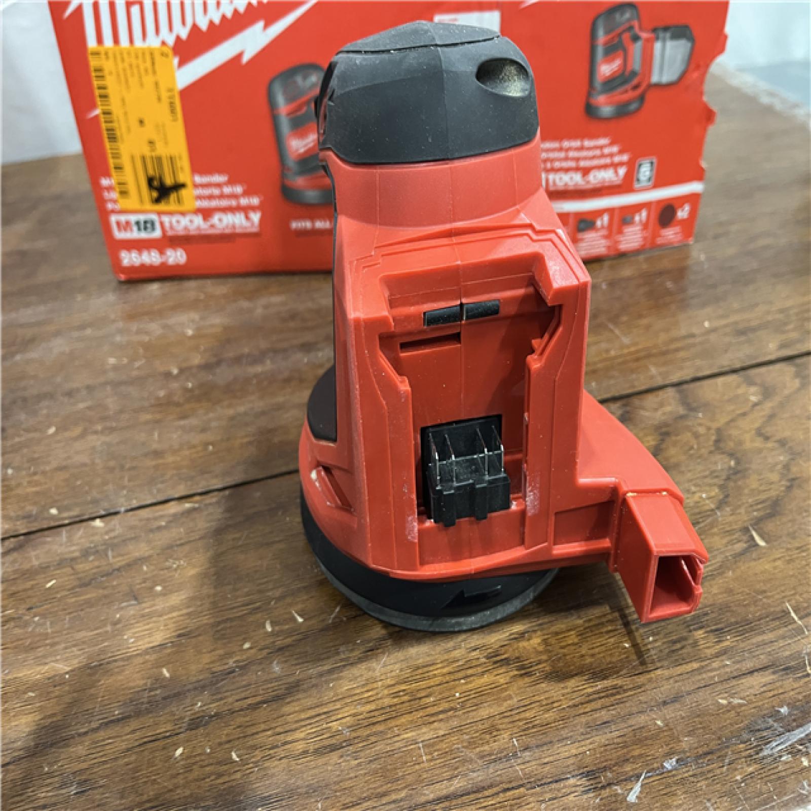 AS-IS Milwaukee 2648-20 - M18 5  7000-12000 Opm Cordless Variable Speed Random Orbital Sander