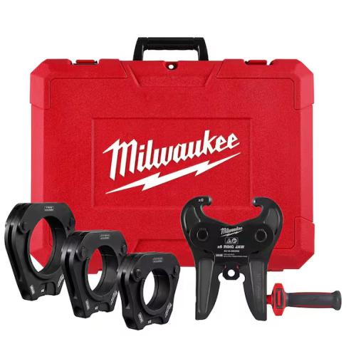 NEW! - Milwaukee 2-1/2 in. - 4 in. IPS-P Pivoting Press Ring Kit for M18 FORCE LOGIC Long Throw Press Tool
