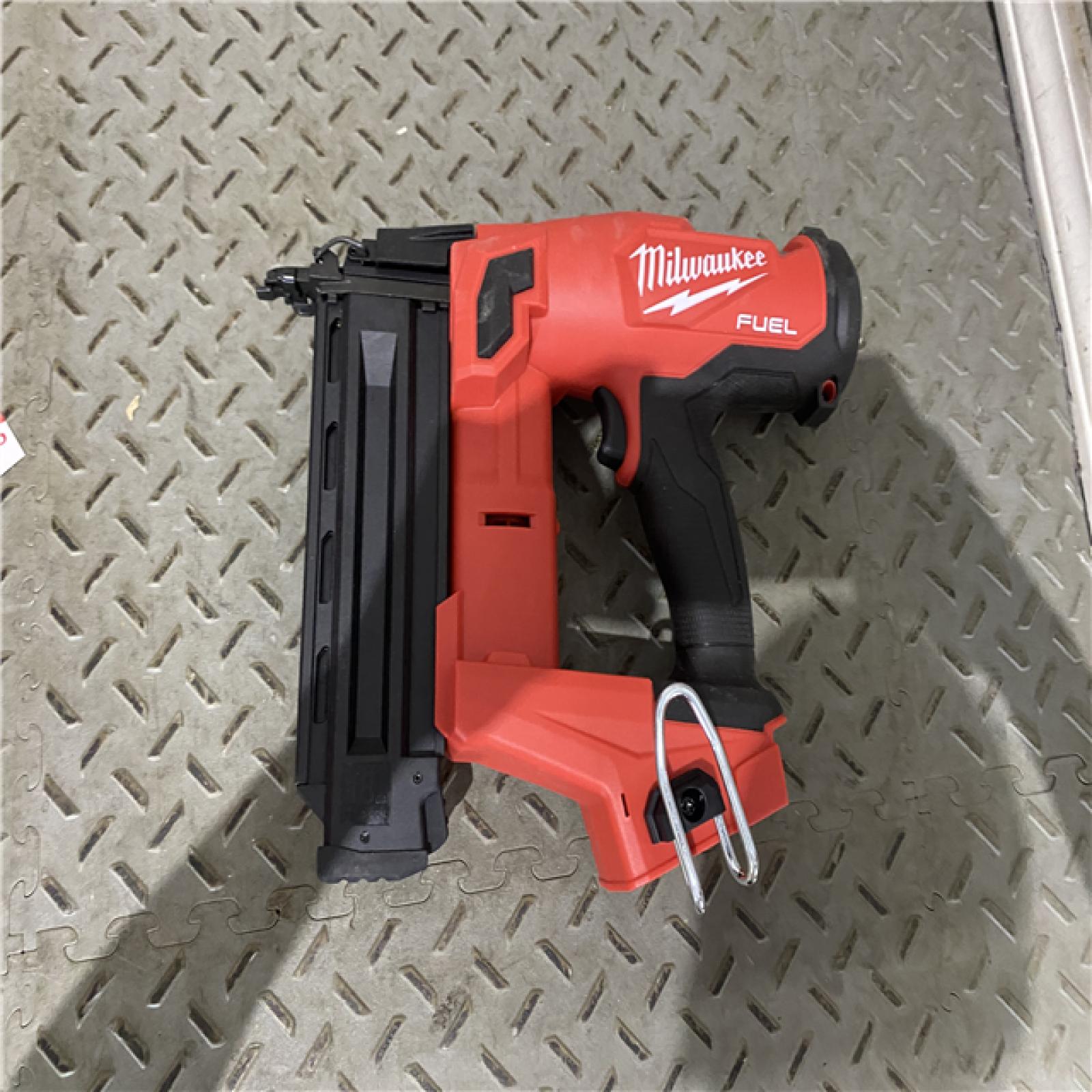 Houston location AS-IS Milwaukee M18 Fuel 18V Brushless 18-Gauge Brad Nailer 2746-20 (Bare Tool)