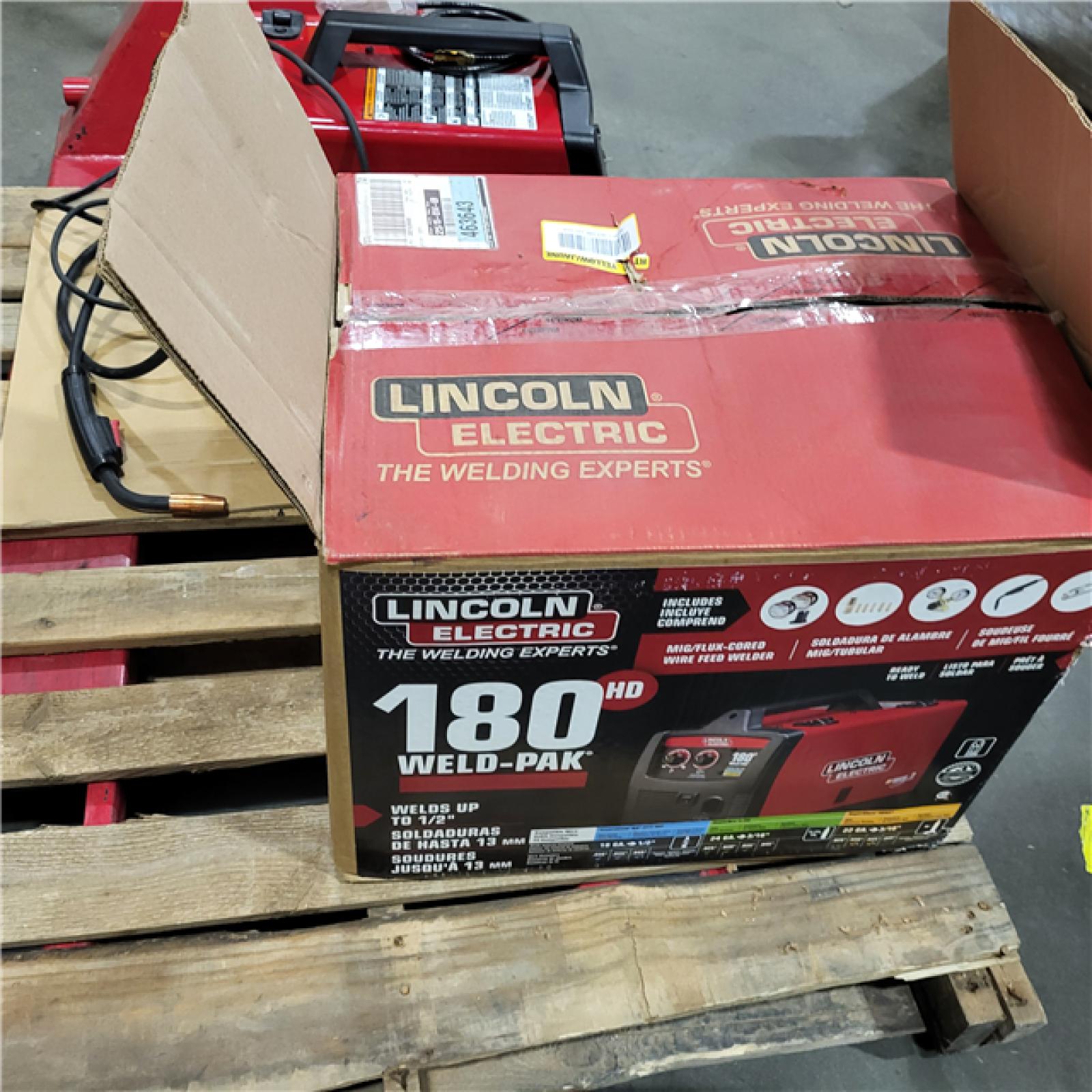 Dallas Location - As-Is Lincoln Electric Weld Pak 140 HD Wire-Feed Welder (Lot Of 2)