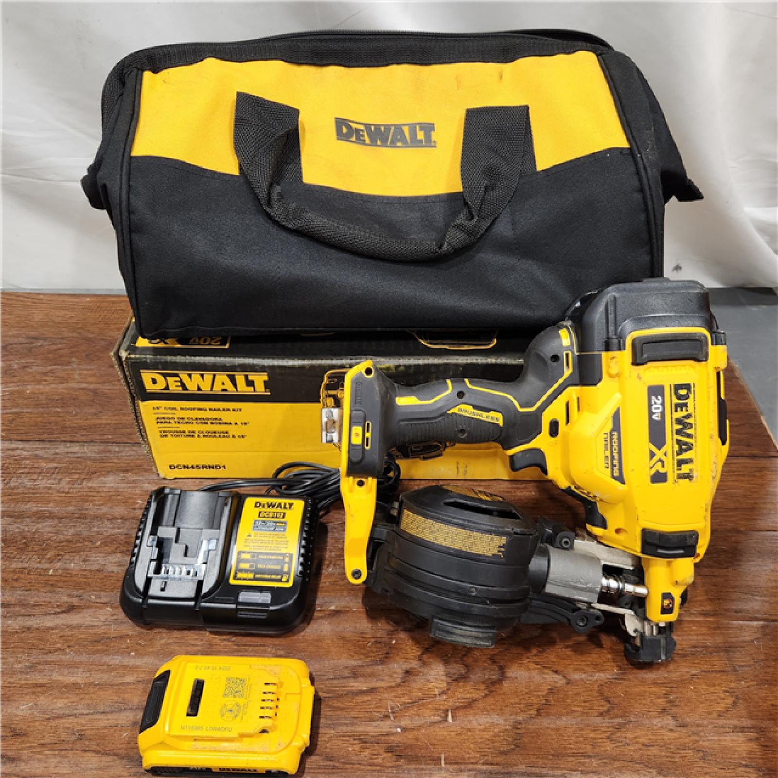 AS-IS DEWALT 2007898 Roofing Nailer Cordless