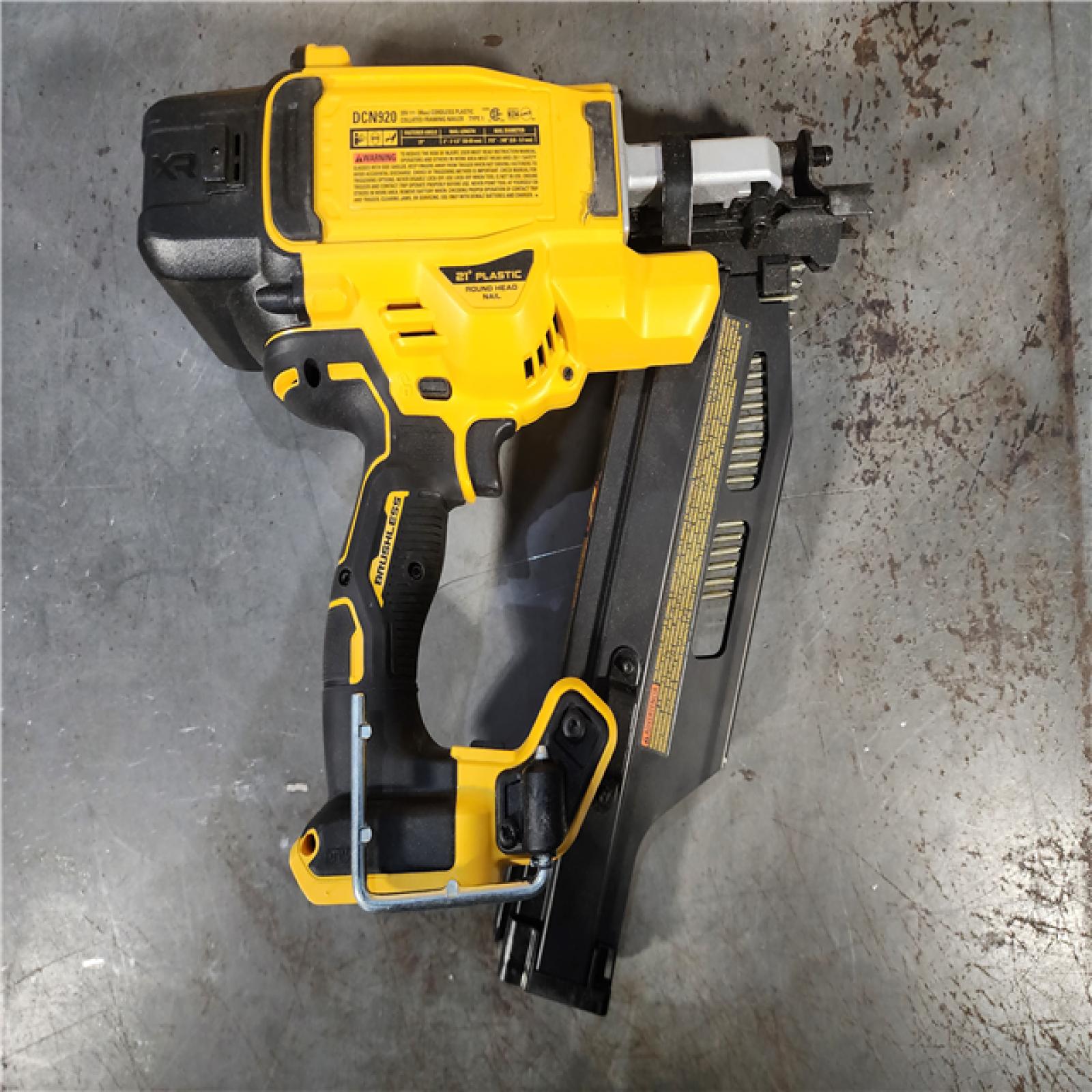 HOUSTON LOCATION - AS-IS DEWALT 20-Volt 21Â° Cordless Framing Nailer (Tool-Only)