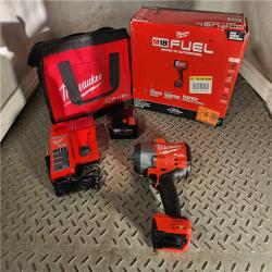 HOUSTON LOCATION - AS-IS (APPEARS LIKE NEW) Milwaukee M18 1/2 in. Cordless Brushless High Torque Impact Wrench Kit (Battery & Charger)