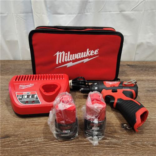 AS-IS Milwaukee 2401-22 - M12 12V Cordless Screwdriver Kit
