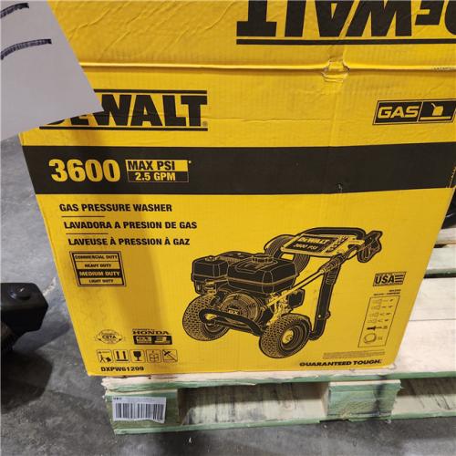 Dallas Location - As-Is DEWALT DXPW61299 3600 PSI 2.5 GPM Gas Powered  Pressure Washer