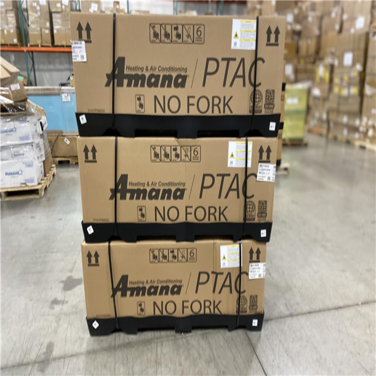 DALLAS LOCATION - Amana 12,000 Btu 265v 20a Standard High Efficiency Ptac PALLET -(3 UNITS)