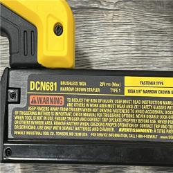 AS-IS DEWALT in Box DEWALT DCN681D1 20V 18Ga Stapler Kit